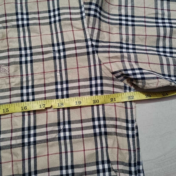Authentic Burberrys Nova Check Shirt Large made in England - Picture 12 of 14
